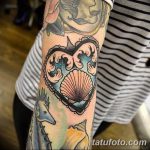 fotó egy kagylótetoválásról, kelt 2017.10.07. №088 - tetoválóhéj -