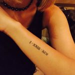 фото татуировка римски цифри 05.03.2019 №018 - фото татуировка римски цифри -