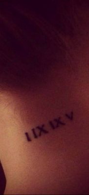 фото татуировка римски цифри 05.03.2019 №025 - фото татуировка римски цифри -