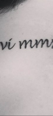 фото татуировка римски цифри 05.03.2019 №030 - фото татуировка римски цифри -