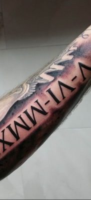 фото татуировка римски цифри 05.03.2019 №038 - фото татуировка римски цифри -