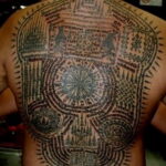 Fényképes példa a tetoválás rajzára SAK YANT 2020.11.15. №420 -SAK YANT tetoválás