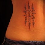 Fényképes példa a tetoválás rajzára SAK YANT 2020.11.15. № 401 -SAK YANT tetoválás