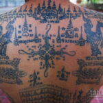 Fényképes példa a tetoválás rajzára SAK YANT 2020.11.15. №387 -SAK YANT tetoválás