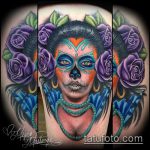 A muertos tetoválás # 797 a minta klassz változata, amely könnyen használható muertos henna tetoválásként történő átalakításra és alkalmazásra