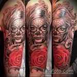 A 893 -as számú muertos tetoválás a minta hűvös változata, amely sikeresen használható módosításra és muertos tetoválásként történő alkalmazásra