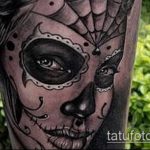 muertos tetoválásszám 429 - a minta exkluzív változata, amely könnyen használható a muertos tetováló maszk feldolgozásához és alkalmazásához