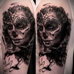 muertos tetoválás 271. szám - a minta exkluzív változata, amely könnyen használható feldolgozásra és muertos tetoválásként a karra