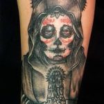 muertos tetoválásszám 739 - a minta egyedi változata, amely sikeresen használható a muertos henna tetoválás módosítására és alkalmazására