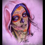 950 -es számú muertos tetoválás - a minta hűvös változata, amely jól használható változtatásra és muertos tetoválásként történő alkalmazásra