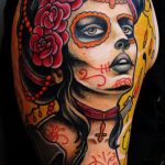 muertos tetoválás 126. szám - a minta méltó változata, amely könnyen használható muertos henna tetoválásként történő átalakításra és alkalmazásra
