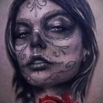 muertos tetoválás # 535 - a minta egyedi változata, amely könnyen használható a muertos tetoválás módosításához és alkalmazásához