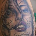 muertos tetoválás 121. szám - a minta méltó változata, amely könnyen használható muertos henna tetoválásként történő átalakításra és alkalmazásra