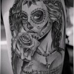 A muertos tetoválás # 568 a minta méltó változata, amely könnyen használható muertos tetoválásként történő feldolgozásra és alkalmazásra