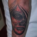 muertos tetoválás 344. szám - a minta egyedi változata, amely sikeresen használható muertos henna tetoválásként történő feldolgozásra és alkalmazásra