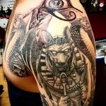 fotó tetoválás Szfinx Egyiptom kelt 2017.09.29. №026 - tetováló szfinx Egyiptom -