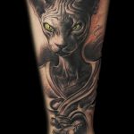 fotó tetoválás Szfinx Egyiptom kelt 2017.09.29. №108 - tetováló szfinx Egyiptom -