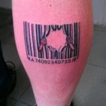 fotó tetoválás vonalkód, 2017.12.21., №021 - tetoválás vonalkód -