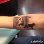 fotó tetoválás vonalkód kelt 2017.12.21. №054 - tetoválás vonalkód -