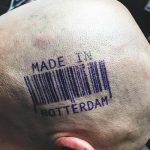 fotó tetoválás vonalkód kelt 2017.12.21. №058 - tetoválás vonalkód -