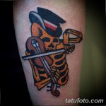 csontvázas tetoválás fotó változata 2019.03.26. №009 - csontváz tetoválás -