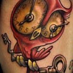 steampunk tetoválásszám 214 - a minta egyedi változata, amely jól használható a steampunk tetoválás feldolgozásához és alkalmazásához