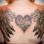 A steampunk tetoválás # 291 a minta klassz változata, amely sikeresen használható a gerinc átalakítására és alkalmazására steampunk tetoválásként