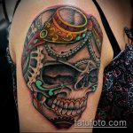 A steampunk tetoválás # 873 a rajz méltó változata, amely sikeresen használható finomításra és alkalmazásra steampunk tetoválásként