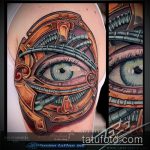 steampunk 170 -es tetoválás - a minta méltó változata, amely sikeresen használható változtatásra és alkalmazásra, mint steampunk tetoválás az alkaron