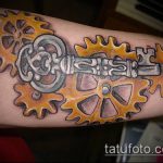 A steampunk tetoválás # 392 a minta klassz változata, amely jól használható a steampunk macska tetoválás átalakítására és alkalmazására