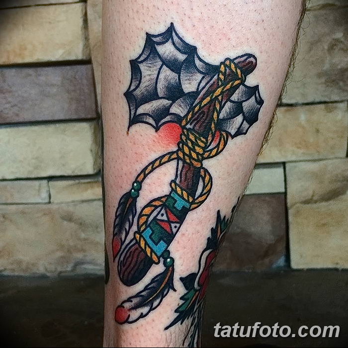 Fotó a rajz Tattoo Tomahawk -ról 2018.11.06. №116 - fotó Tomahawk tetoválás -