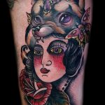 fotó a 790 -es boszorkánytetoválásról - a kép hűvös változata, amely sikeresen használható a boszorkány karon történő tetoválásaként való átalakítására és alkalmazására