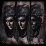 fotó a boszorkány tetoválásról # 624 - a minta egyedi változata, amely sikeresen használható a koronában lévő boszorkány átalakítására és tetoválásként történő alkalmazására