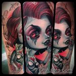 fotó a boszorkány tetoválásról # 511 - a minta méltó változata, amely könnyen használható a boszorkány tetoválás rajzfilm feldolgozásához és alkalmazásához