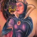 fotó a 234 -es boszorkány tetoválásról - a minta exkluzív változata, amely jól használható a boszorkány megváltoztatására és tetoválásként való alkalmazására tűzerdőben