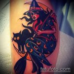 fotó a 422 -es boszorkány tetoválásról - a minta érdekes változata, amely jól használható a rúnák megváltoztatására és boszorkánytetoválásként történő alkalmazására