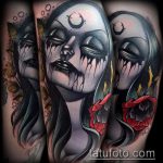 fotó a 33 -as számú boszorkánytetoválásról - a kép méltó változata, amelyet sikeresen lehet használni a boszorkány tetoválásaként a seprűnyélben