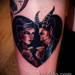 fotó a 109 -es boszorkány tetoválásról - a minta exkluzív változata, amely sikeresen használható a tetoválás boszorkányként történő feldolgozására és alkalmazására