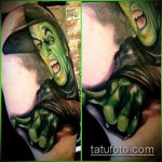 983 -as boszorkány tetoválás fotója - a rajz hűvös változata, amely jól használható a boszorkány tetoválás feldolgozásához és alkalmazásához