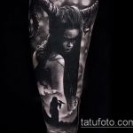 fotó a 127 -es boszorkánytetoválásról - a minta exkluzív változata, amely sikeresen használható feldolgozásra és boszorkánytetoválásként történő alkalmazásra a karon