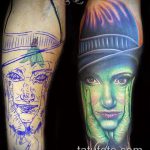 fotó a 929 -es boszorkánytetoválásról - a minta érdekes változata, amely jól használható átalakítására és boszorkány tetoválásként történő alkalmazására a karon