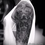 fotó a farkas tetoválásról # 816 - a minta hűvös változata, amely könnyen használható a farkas és farkas tetoválás átalakítására és alkalmazására