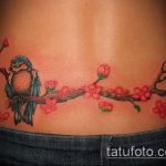 veréb tetoválás fotó # 215 - a minta érdekes változata, amely jól használható változtatásra és tetoválásként egy veréb kalapban való alkalmazására