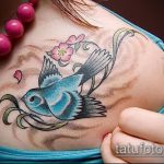 fotó a veréb tetoválás 110 -es számáról - a minta hűvös változata, amely sikeresen használható felülvizsgálatra és alkalmazásra, mint egy veréb tetoválása a karon