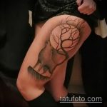 fénykép egy üvöltő farkas tetoválásról, 893. szám - a minta egyedi változata, amely könnyen használható átalakítására és alkalmazására, mint egy üvöltő farkas tetoválás a hátán