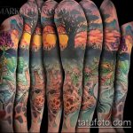 Przykład kredytowy istniejącego tatuażu żyrafy - rysunek nadaje się do tatuażu żyrafy na plecach