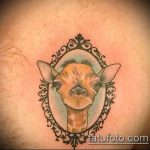 Fajna wersja gotowego tatuażu żyrafy - rysunek nadaje się do tatuażu żyrafy na plecach