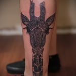 Fajna wersja istniejącej żyrafy tatuażowej - rysunek nadaje się do tatuażu żyrafa jeż żyrafa