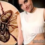 Egy meglévő bogár tetoválás egyedi változata - a rajz alkalmas egy bogár tetováláshoz