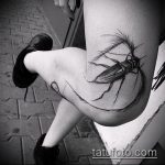 A kész bogár tetoválás hűvös változata - a rajz alkalmas bogár tetoválásra a vállán